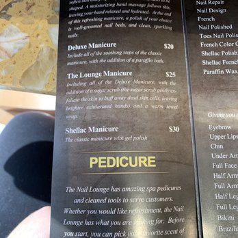 The Nail Lounge - Menu of services - Nail Salons Near Me - Moore, Oklahoma The Nail Lounge - Menu of services - Nail Salons Near Me - Moore, Oklahoma