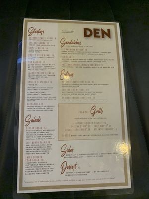 Menu photo 1 Den Houston, TX