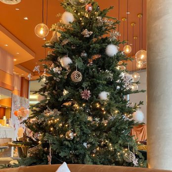 Le Doux Ciel - a christmas tree in a hotel lobby - Bakeries Near Me - Richmond, British Columbia Le Doux Ciel - a christmas tree in a hotel lobby - Bakeries Near Me - Richmond, British Columbia