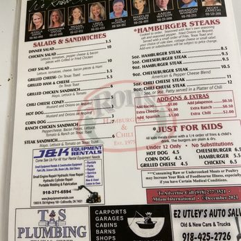 Ron's Hamburger & Chili - Menu - New American Near Me - Skiatook, Oklahoma Ron's Hamburger & Chili - Menu - New American Near Me - Skiatook, Oklahoma
