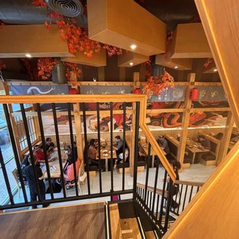 Yoshi Ramen - Honeycomb Seating Setting - Ramen Near Me - Tega Cay, South Carolina