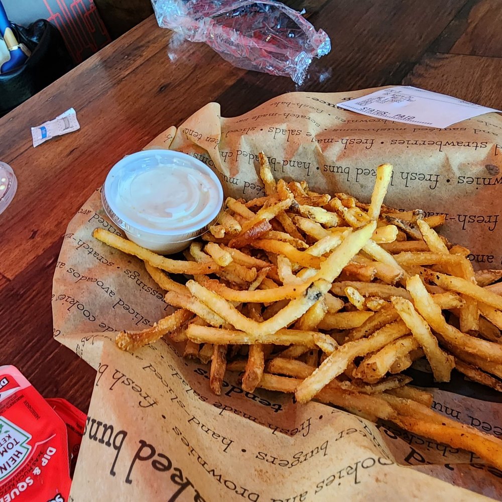 Jaggers - Shoestring fries with ranch. They gave is some Jaggers sauce to try as well - Sandwiches Near Me - Jacksonville, North Carolina Jaggers - Shoestring fries with ranch. They gave is some Jaggers sauce to try as well - Sandwiches Near Me - Jacksonville, North Carolina