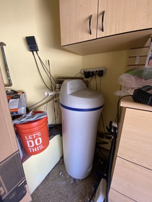 Whole House Water Softener Replacement - Customer was requesting replacement of they're old single stage water softener system with a 3 stage water filteratrion system with a by pass manifold. Whole House Water Softener Replacement - Customer was requesting replacement of they're old single stage water softener system with a 3 stage water filteratrion system with a by pass manifold.