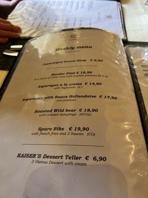 Menu photo 3 Restaurant Kaisers Vienna, 9