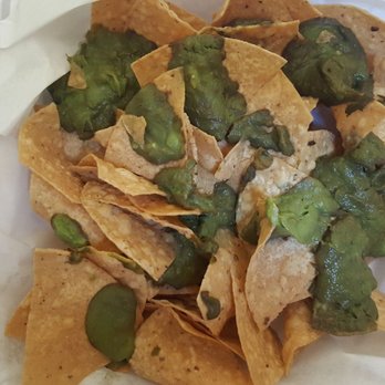 Cotija's Taco Shop - Ordered chips & guac. Not how I expected it to come out to me. Usually I get a bag of chips with a side container of guac - Mexican Near Me - Colton, California