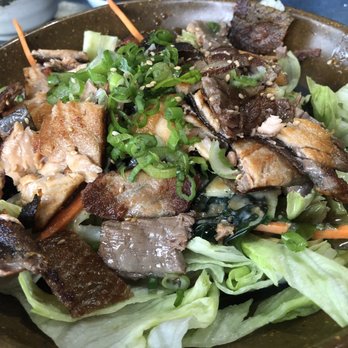 Saburo's - Salmon skin salad - Japanese Near Me - Portland, Oregon Saburo's - Salmon skin salad - Japanese Near Me - Portland, Oregon