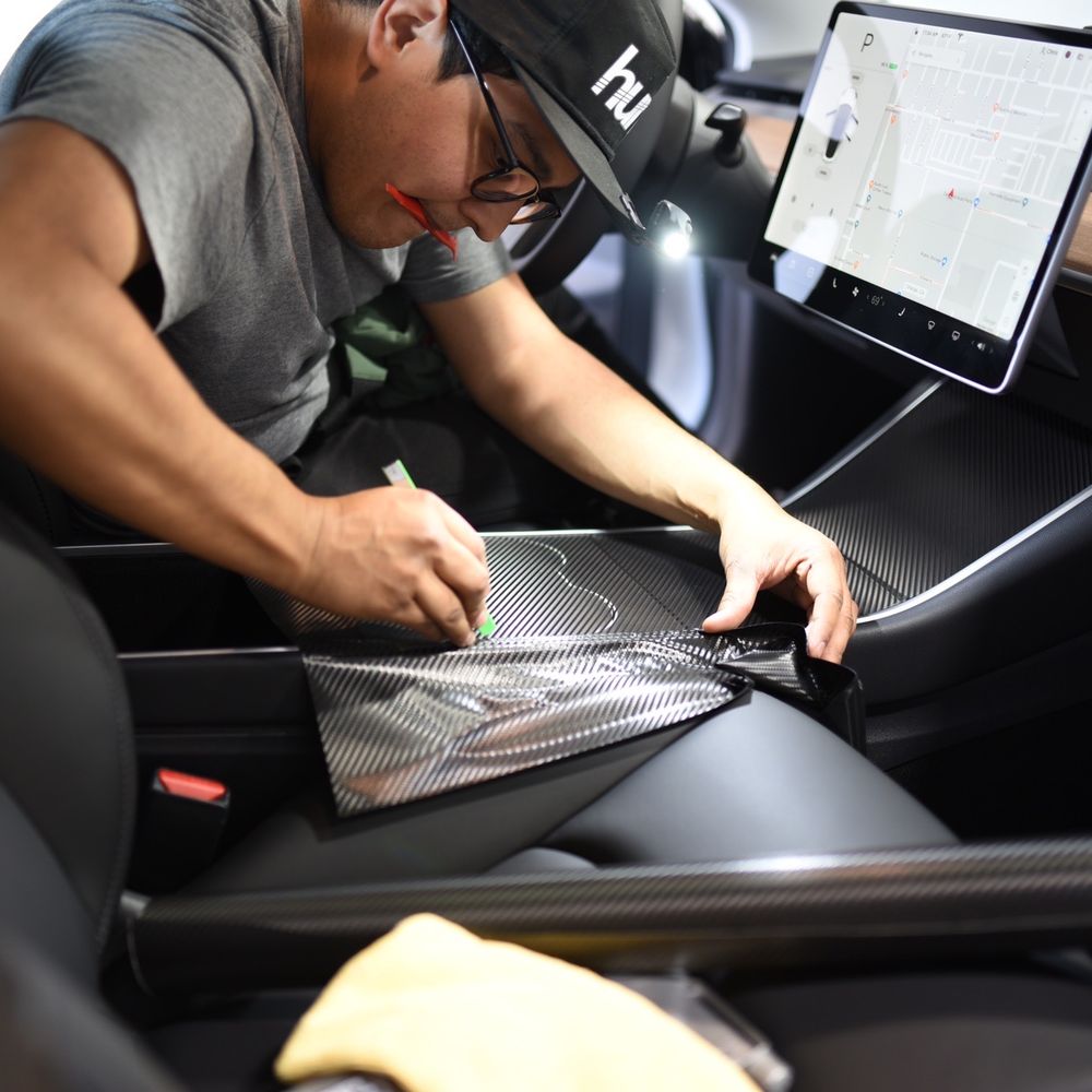 Sync Wraps - They used high-quality, 1-piece carbon fiber material. - Vehicle Wraps Near Me - Orange, California Sync Wraps - They used high-quality, 1-piece carbon fiber material. - Vehicle Wraps Near Me - Orange, California