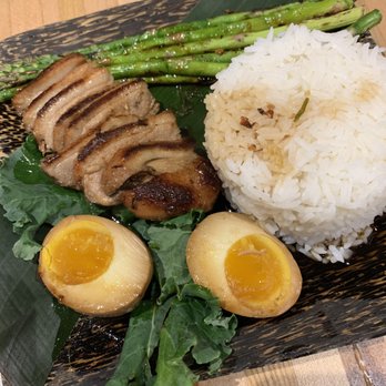 Kala Thai Cookery - Duck with asparagus and rice - Thai Near Me - Boston, Massachusetts Kala Thai Cookery - Duck with asparagus and rice - Thai Near Me - Boston, Massachusetts