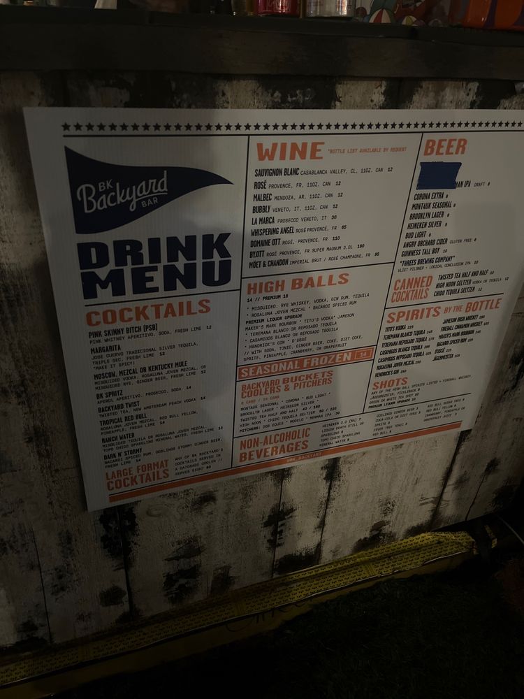 BK BACKYARD BAR Updated May 2024 24 Reviews 86 N 11th St