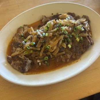 Fairway Tavern - Rib Eye with onions in a chipotle Butter - Bars Near Me - Ewa Beach, Hawaii