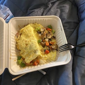 Miller's Cafe - Eggs with oversized veggies in the middle - American Near Me - Antioch, California Miller's Cafe - Eggs with oversized veggies in the middle - American Near Me - Antioch, California