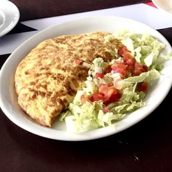Mercado do Café - Omelete Paris: Cogumelo champignon e queijo gruyère.