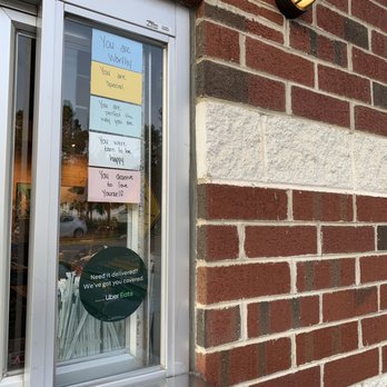Starbucks - If the caffeine isn't enough of a pick me up, cute little positive affirmations at the drive thru. Thanks! - Coffee & Tea Near Me - Raleigh, North Carolina