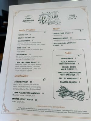 Menu photo 2 Citizens Coffee & Wine Cafe Hempstead, TX Menu photo 2 Citizens Coffee & Wine Cafe Hempstead, TX