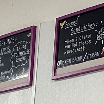 La Gracia Bakery - menu posted on the wall - Sandwiches Near Me - Lakeland, Florida La Gracia Bakery - menu posted on the wall - Sandwiches Near Me - Lakeland, Florida