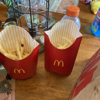 McDonald's - These are the "large" fries I ordered today. Large box, small size amount. - Fast Food Near Me - Minerva, Ohio McDonald's - These are the "large" fries I ordered today. Large box, small size amount. - Fast Food Near Me - Minerva, Ohio