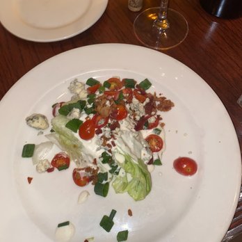 Rick's Chophouse - 1/2 of wedge salad - Seafood Near Me - McKinney, Texas Rick's Chophouse - 1/2 of wedge salad - Seafood Near Me - McKinney, Texas