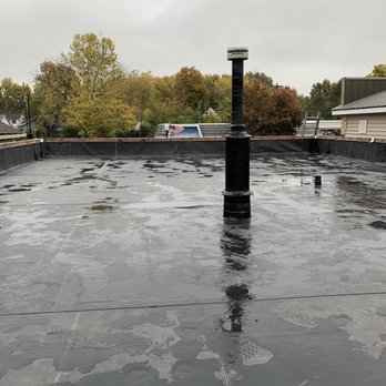 Talon Roofing - Fully Adhered EPDM Roofing System: She cleaned up nicely. - Roofing Near Me - Twinsburg, Ohio Talon Roofing - Fully Adhered EPDM Roofing System: She cleaned up nicely. - Roofing Near Me - Twinsburg, Ohio