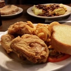 Benson's Hard Times Family Restaurant - Chicken plate. Near perfection that day.
