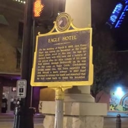 Eagle Hotel Historical Marker - Eagle Hotel Historical Marker in Downtown Bentonville AR