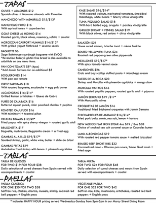 Menu photo 8 La Boca Santa Fe, NM Menu photo 8 La Boca Santa Fe, NM
