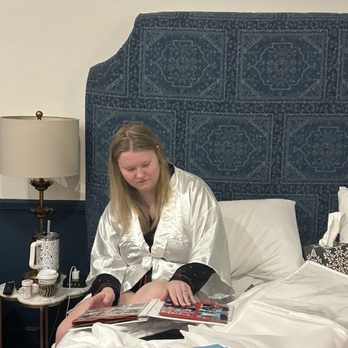 The Opal And West House - Bride relaxing in her suite - Bed & Breakfast Near Me - Shelby, North Carolina The Opal And West House - Bride relaxing in her suite - Bed & Breakfast Near Me - Shelby, North Carolina