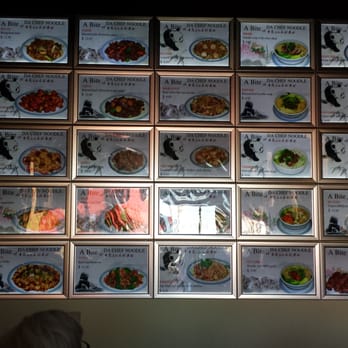Da Chef Noodle - Back wall menu, mentioned by other Yelpers. - Noodles Near Me - Bermuda Dunes, California