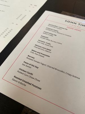 Menu photo 5 Somm Time New York, NY