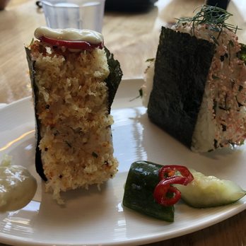 Sugar Pine - Spicy tuna and salmon onigiri - Japanese Near Me - Austin, Texas