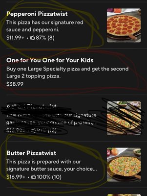 Menu photo 1 Pizza Twist Seattle, WA Menu photo 1 Pizza Twist Seattle, WA
