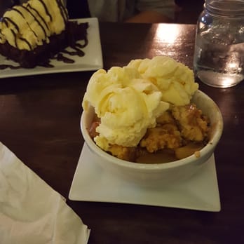 Shyndigz - Apple cobbler with a Nutella brownie in the background. Great! - Desserts Near Me - Richmond, Virginia Shyndigz - Apple cobbler with a Nutella brownie in the background. Great! - Desserts Near Me - Richmond, Virginia