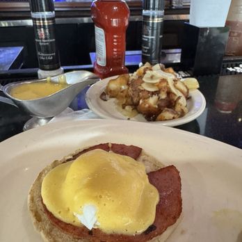 Caffe Luna Rosa - Pork Roll Benedict - Italian Near Me - Delray Beach, Florida