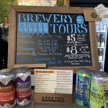 Area Two Experimental Brewing - That's cool they do tours in Area Two, too. - Breweries Near Me - Stratford, Connecticut
