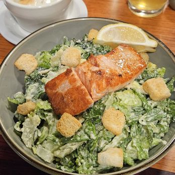 River's Edge Restaurant - Salmon Cesar and clam chowder. - Seafood Near Me - La Push, Washington