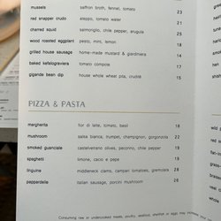 The Drexel - Menu 1