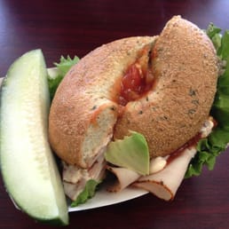 Spinach Garlic Bagel