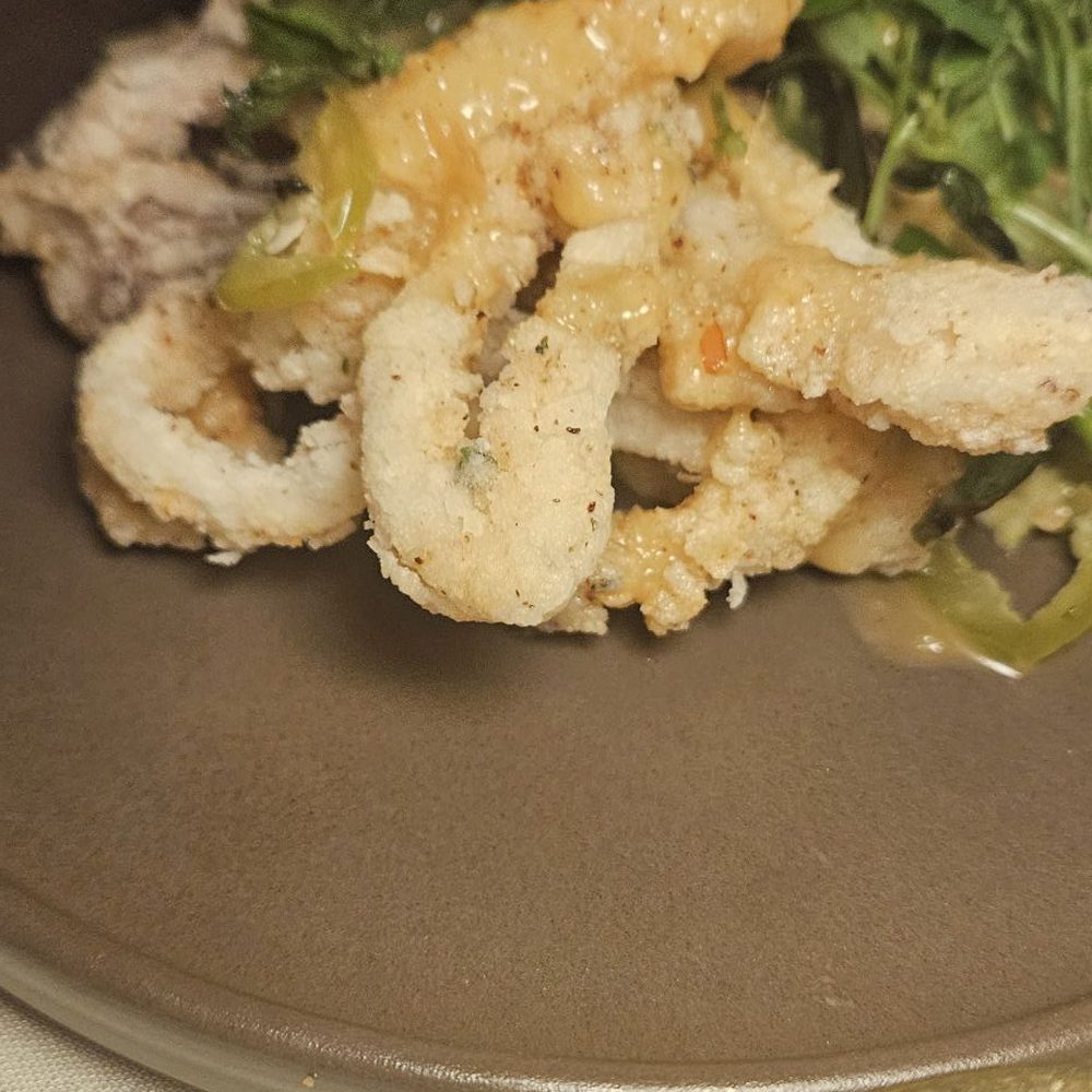 The Belvedere Inn - Fried calamari appetizer with jalapeño-this was the full amount - New American Near Me - Lancaster, Pennsylvania