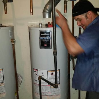 Drip Drop Plumbing - Lou installing water heaters - Plumbing Near Me - Addison, Illinois Drip Drop Plumbing - Lou installing water heaters - Plumbing Near Me - Addison, Illinois