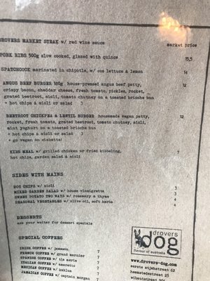 Menu photo 2 Drovers Dog Amsterdam, NH