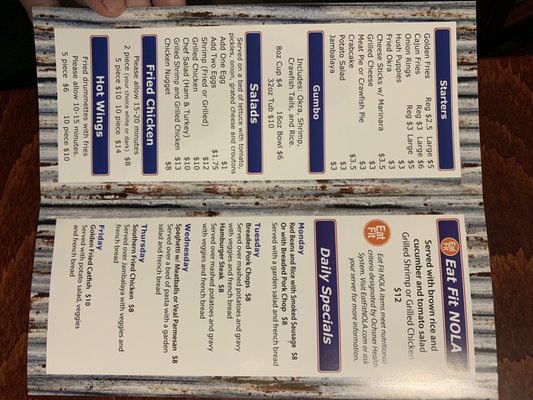 Menu photo 7 Williams Seafood and PoBoy Kenner, LA Menu photo 7 Williams Seafood and PoBoy Kenner, LA