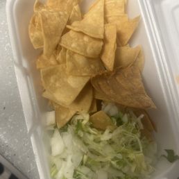 The handful of chips The handful of chips