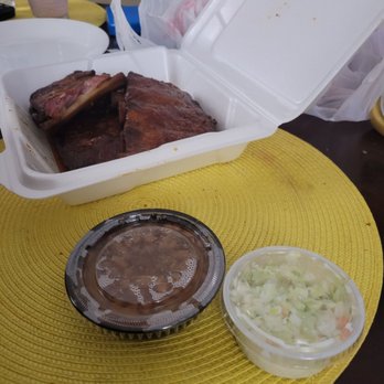 Slick Pig BBQ - This was $35 A full rack of ribs and 2 sides. It's definitely not worth it. - Barbeque Near Me - Murfreesboro, Tennessee Slick Pig BBQ - This was $35 A full rack of ribs and 2 sides. It's definitely not worth it. - Barbeque Near Me - Murfreesboro, Tennessee