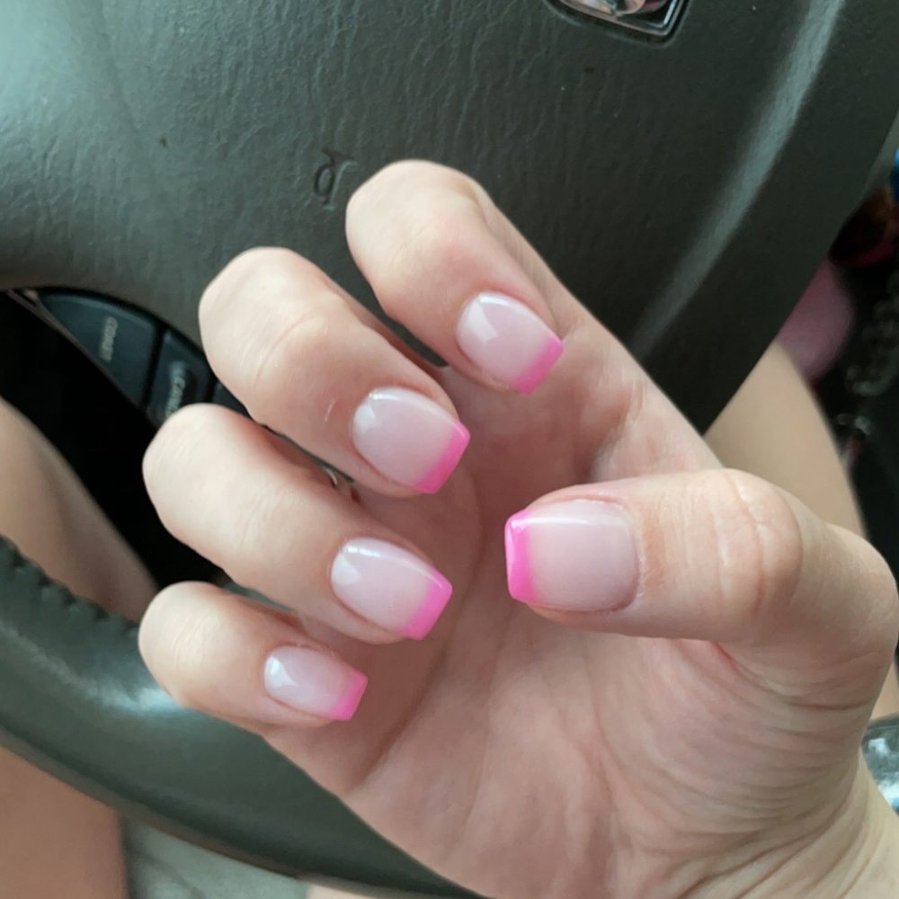 Milano Nails Salon - French tipped nail dip with gel top coat. $43 - Nail Salons Near Me - Tucson, Arizona Milano Nails Salon - French tipped nail dip with gel top coat. $43 - Nail Salons Near Me - Tucson, Arizona