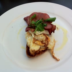 Trevs at Dickson - Bacon and fried eggs.