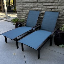 All Patio Furniture - Complete refinished chaise  lounges