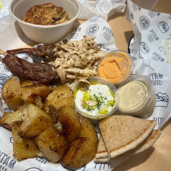 Pita GR - Mixed Plate - Mediterranean Near Me - Downey, California