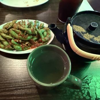 Oishii Sushi - Spicy Garlic Edamame - Sushi Bars Near Me - Riverside, California Oishii Sushi - Spicy Garlic Edamame - Sushi Bars Near Me - Riverside, California