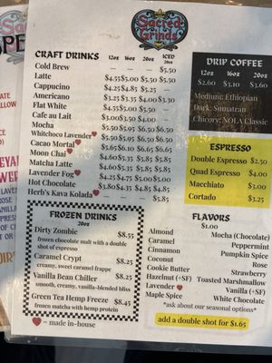 Menu photo 1 Sacred Grinds New Orleans, LA Menu photo 1 Sacred Grinds New Orleans, LA