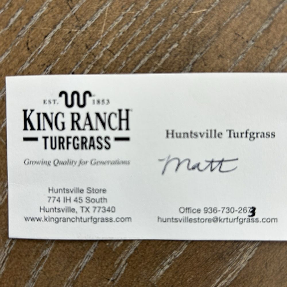King Ranch Turfgrass - Business info - Artificial Turf Near Me - Huntsville, Texas