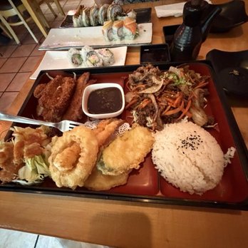 Sushi Tanuki - Bento Box with Bulgogi and Pork Katsu - Sushi Bars Near Me - Las Vegas, Nevada Sushi Tanuki - Bento Box with Bulgogi and Pork Katsu - Sushi Bars Near Me - Las Vegas, Nevada